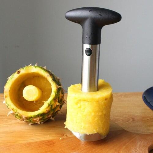 Stainless Steel Pineapple Peeler Cutter Fruit Knife Slicer A Spiral Pineapple Cutting Machine Easy To Use Kitchen Cooking Tools