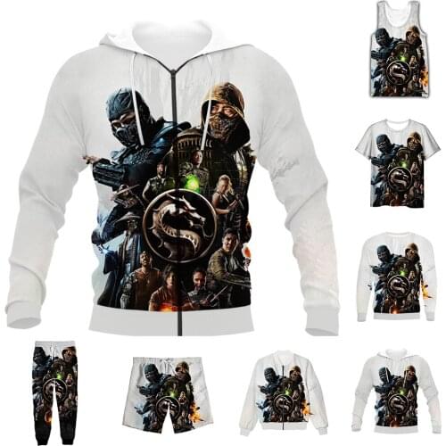 New Fashion 3D Full Print Movie Poster T-shirt/Sweatshirt/Zip Hoodies/Thin Jacket/Pants Four Seasons Casual Suit V29