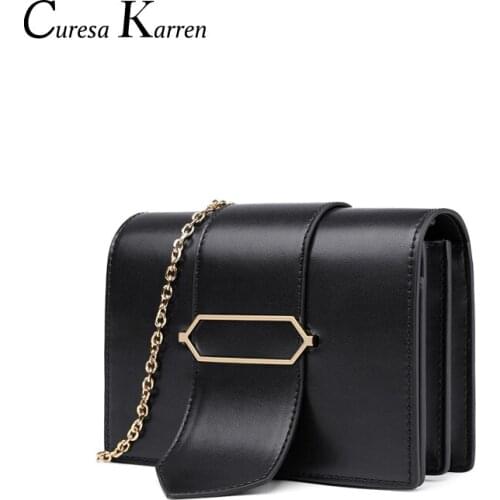 New fashion Designer Chain Shoulder Crossbody Simple Small Crossbody Bag Purses For Woman High-quality Leather Chain Handbags