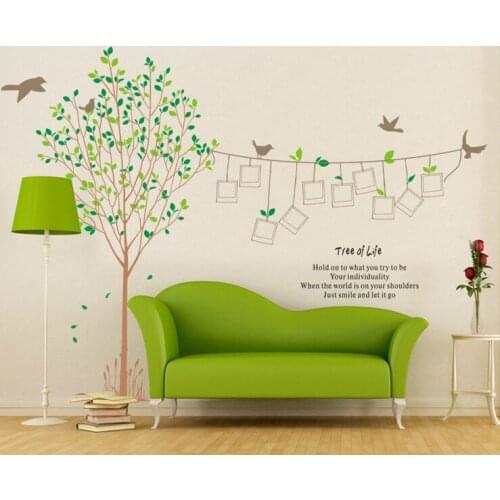 New Large170*230Cm DIY Photo Tree PVC Wall Sticker For Kid Room Living Rooms Decals Family Mural Art Home Decor Removable