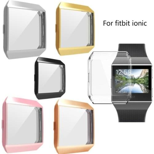 NEW Smart Watch TPU Protective Cover For Fitbit Ionic Silicone Screen Anti-fall Dust Protection Soft Case