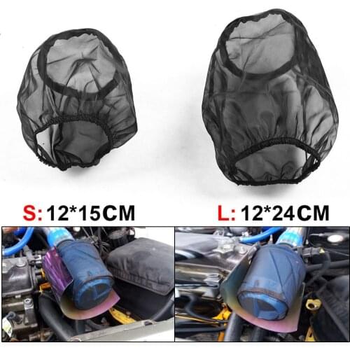 Universal Air Filter Protective Cover Waterproof Oilproof Dustproof for High Flow Air Intake Filters Air Filter Cover S and L