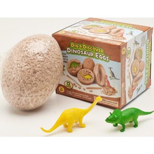 Dinosaur egg archaeological toy excavation dinosaur toy children dinosaur toy dinosaur model puzzle dinosaur egg DIY toy