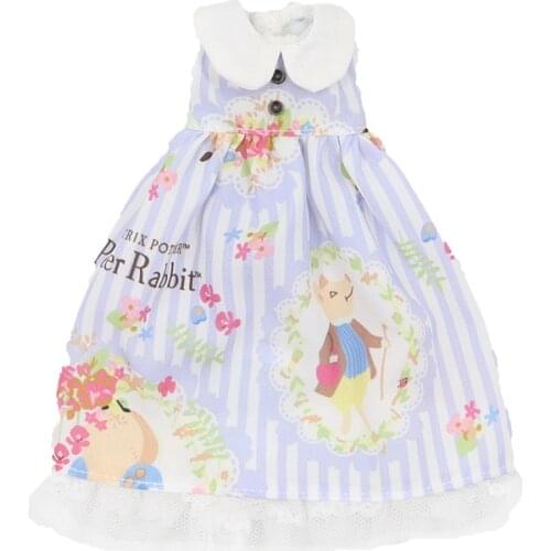 DBS Blyth icy 1/6 bjd clothes Youthful lovely cute cartoon lace skirt azone licca girls gift