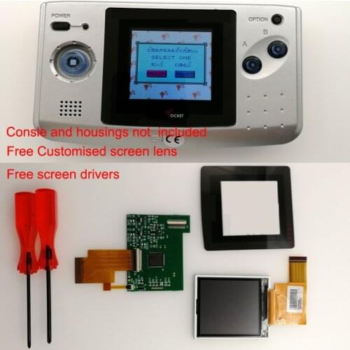 Replacement for NGPC Backlight LCD Screen High Light Modification Kits for SNK NGPC Console LCD screen light gamepad accessories
