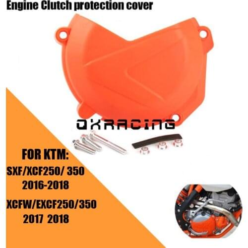 Motorcycle Engine Clutch Protection Cover For 250 350 SXF XCF XCF-W EXC-F 2017 Motocross