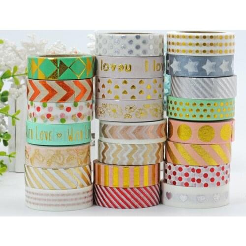 1pcs/lot DIY Japanese Paper Decorative Adhesive Tape Europe and the United States Washi Tape/Masking Tape Stickers 15mm*10m