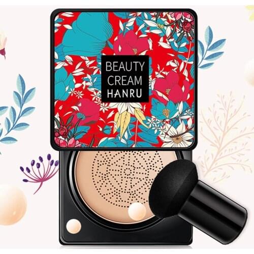 1pc Air Cushion B.b Cream Waterproof Brightens Concealer Face Powder Mineral Foundations Mushroom Sponge Whitening Make Up