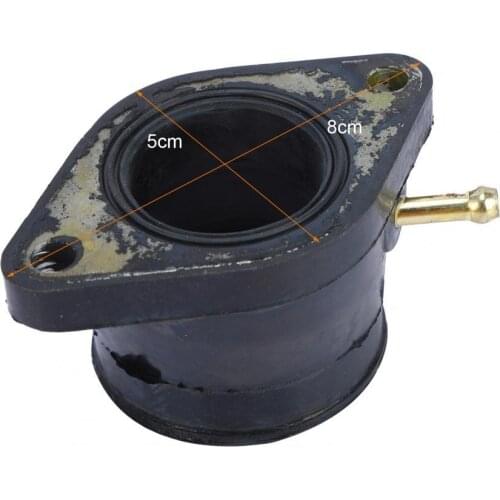 4Pcs Carburetor Intake Manifold Durable Rubber Intake Manifold Boot 5G2-13596-01-00 for XJ650 XJ750 Intake System