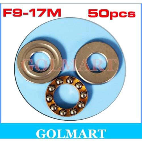 50pcs high quality RC Models F9-17M Miniature Trust Bearing Plane Bearings 9*17*5mm