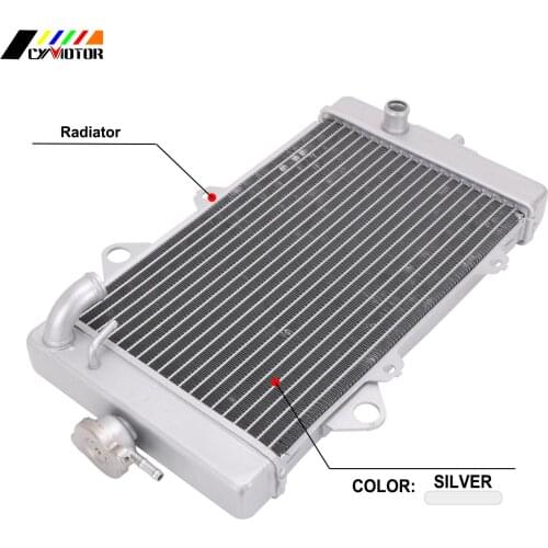 Motorcycle Aluminum Engine Cooling Radiator Oil Cooler For YAMAHA ATV Raptor 700 YFM700 YFM 700 2013-2020 Motocross