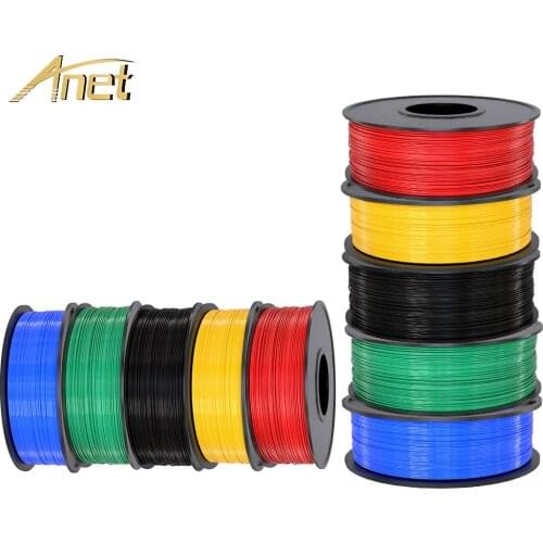 Anet 3d Printer Filament 1.75mm 0.5kg/1kg ABS Printing Materials for 3D Printer Supplies Extruder 3d Pen Filament Plastic
