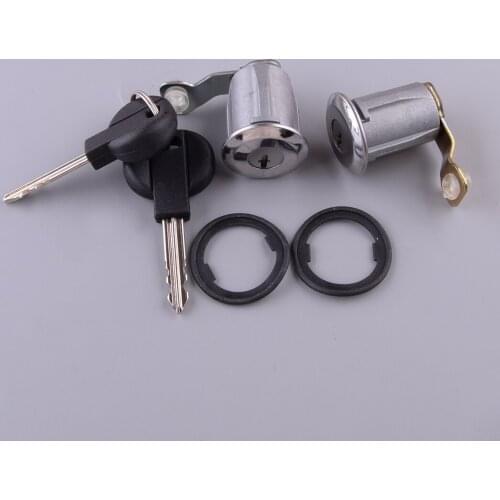 Rear Door Lock Set Barrel Keys Car Fit For Citroen Berlingo Xsara Peugeot Partner 252522 1999 2000 2001 2002 2003 2004 2005
