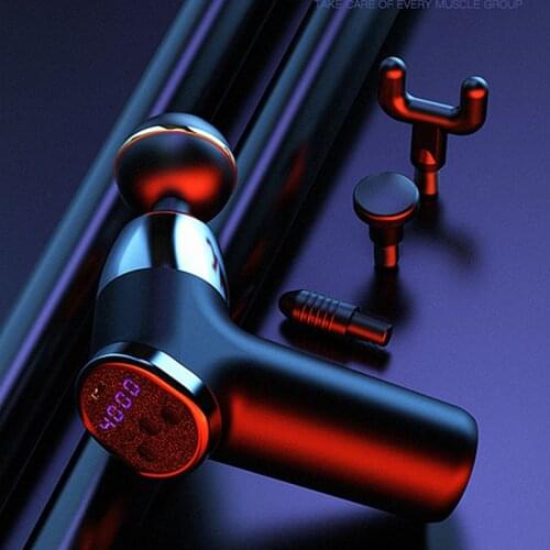 Massage Gun Professional Deep Muscle Massager Pain Relief Body Relaxation Fascial Gun For Back and Neck Muscle Relaxation