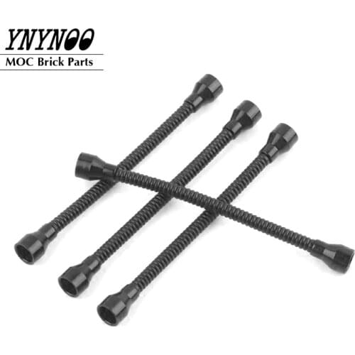 8Pcs/lot Tubes and Hoses Series Flexible Hose 8.5L with Tabless Ends MOC 64230 73590 Building Blocks Bricks DIY Parts Toys