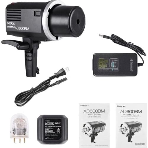 Godox WITSTRO AD600BM 600WS GN87 HSS 1/8000s Outdoor Flash Strobe 2.4G Wireless with 8700mAh Li-ion Battery Adjust Bowens mount