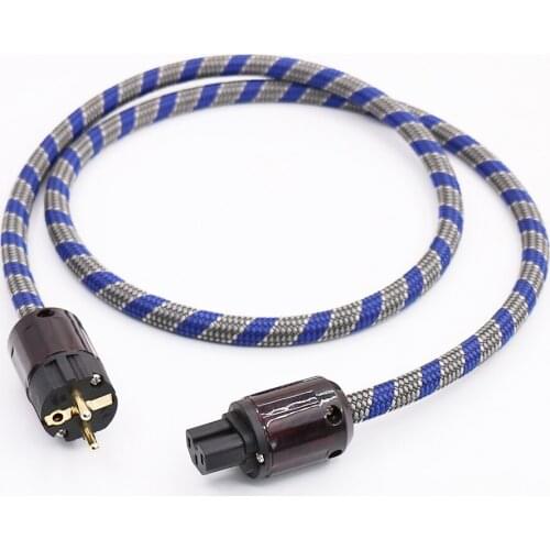 HI-End EU Schuko Mains Cable Schuko type Power Cord OFC Copper Euro Schuko Power Cords