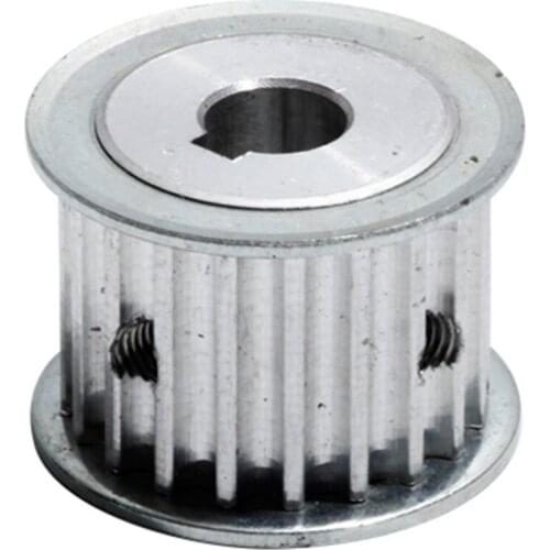 HTD5M-15T Timing Pulley With Keyway, 21mm Belt Width, Toothed Belt Pulley, 8/10/12mm Bore, 5M 15Teeth Synchronous Pulley