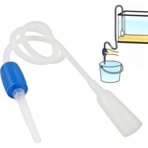 Fish Tank Water Changing Tool, Manual Siphon Pipe 150cm, Water Suction Pump, Fish Tank Supplies Aquarium Water Changer