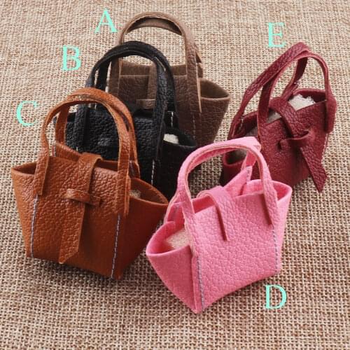 Small purses handbags,Colorful Mini Handbags Dollhouse Accessories,Play house toys artisan Photography props