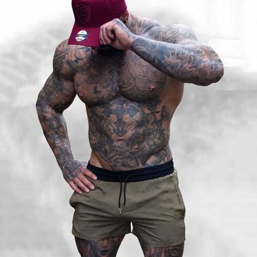 New Outdoor Running Shorts Mens GYM Shorts Training Running Sport Exercise Shorts Workout Jogging Pants Trousers M-3XL