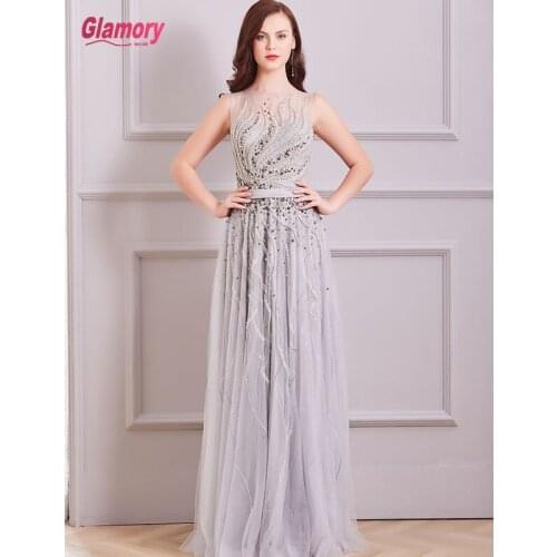New Design Women Handmade Beaded Evening Dress With Great Price