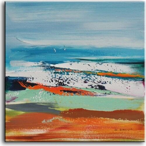 Original oil painting seascape hand-painted Home decoration painting famous high quality Modern artists painting 18011817