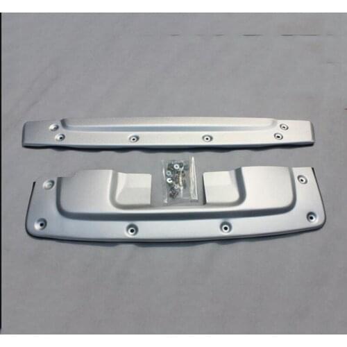 2pcs Aluminum alloy Front+Rear Bumper Protector cover plate For Honda CRV CR-V 2010 2011