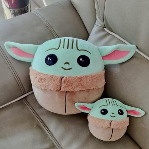 Disney Star Wars 13cm Baby Yoda Plush Toy Cartoon Mandalorian Pillow Stuffed Doll Anime Figure Kawaii Plush Dolls Toys Kids Gift