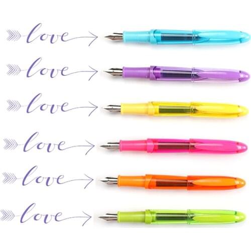 Luxury quality ink refill cartridgeMini ink pen, plastic pen, mini fountain Pen with ink catridge