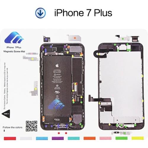 1Pc Professional magnetic screw mat work pad for iphone 7 7p Screw Pad Keeper Chart Guide Pad Phone Repair Tools