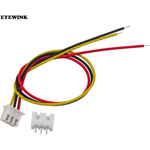 100Sets Mini Micro 2/3 Pin XH Connector Plug 2.54mm With 24AWG Wires Cables Dupont Terminals Adapter 100/200mm