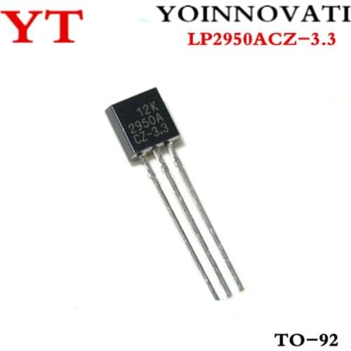 100pcs/lot 2950ACZ-3.3 LP2950ACZ-3.3 LP2950-3.3 LP2950 2950A TO-92 IC best quality