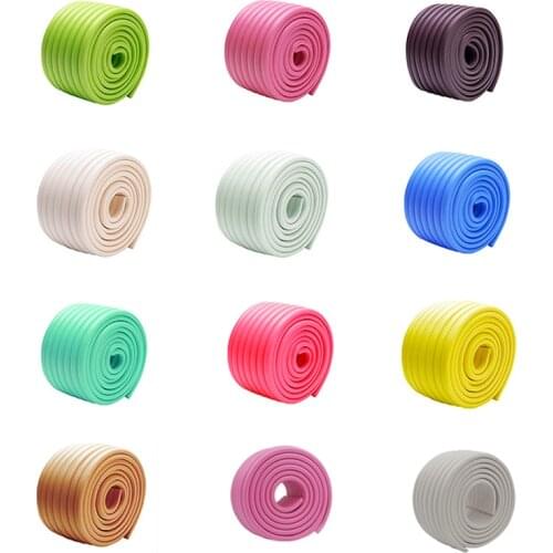 2M DIY Cut Baby Safety Table Desk Edge Corner Protector U L Shape Home Cushion Kids Child Safety Protection Foam Bumper Stripe