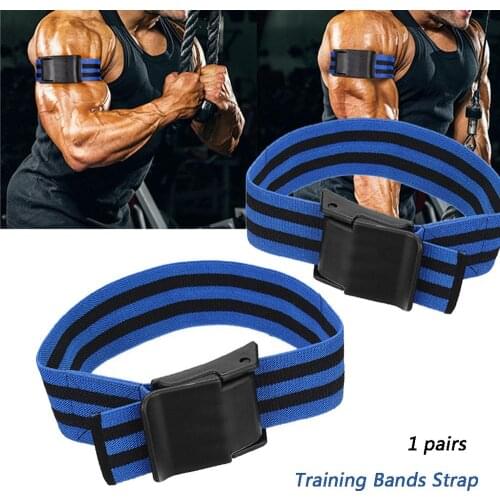 2 pcs Arms Occlusion Training Bands Fitness Blood Flow Restriction Lifting Heavy Weights Training Elastic Strap Dropship#0709