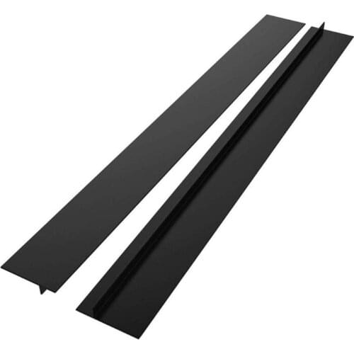 M2EE 2 Pack Silicone Stove Gap Covers, Heat Resistant Oven Gap Filler Seals Gaps Between Stovetop and Counter, Easy to Clean