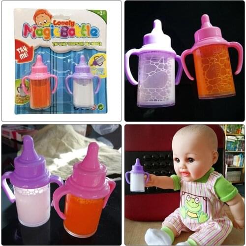 Baby toy Dolls Feeding Bottle Magic Bottle Dummy Pacifiers Set Disappearing Milk Bundle Kids Play Toy Accessory Reborn Kit