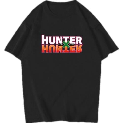 Summer Kawaii Clothes Hip Hop Tee Shirts Anime Hunter X Hunter T Shirts Harajuku Oversized T-Shirt Women Men Fashion Streetwear