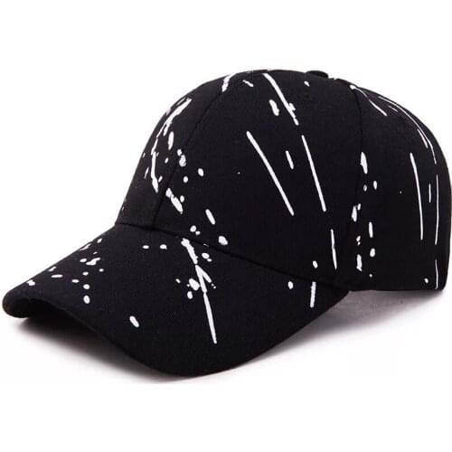 Korean hipster print cap autumn baseball cap for men and women wild hip-hop hat outdoor sport casual sunscreen cap golf hat