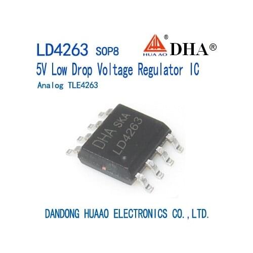 LD4263 TLE4263 Automotive 5V Low Drop Voltage Regulator ASIC SOP8