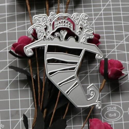 Halloween Skeleton Hat Metal Cutting Dies for DIY Scrapbooking Photo Album Decorative Embossing DIY Paper Cards Cut Die 2021