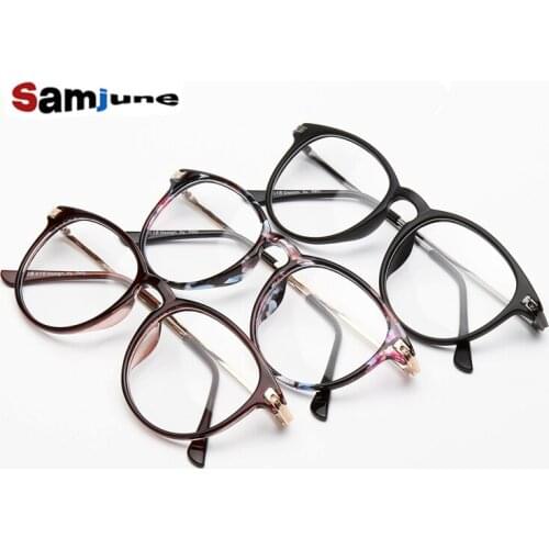 New Fashion Eyeglasses Retro Vintage Metal plain frame optical glasses men women myopia eyeglasses frame oculos de grau