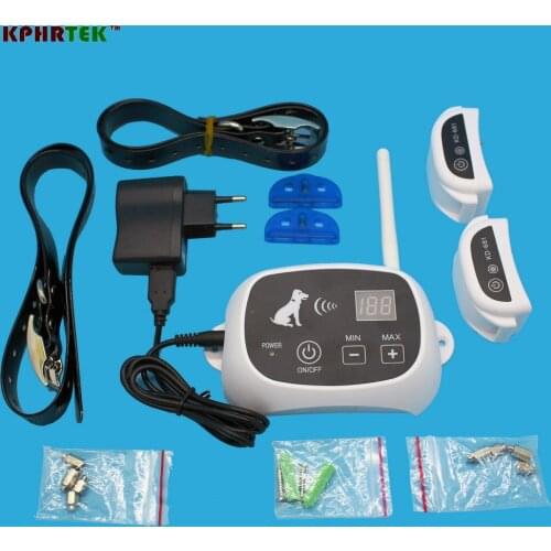 Wholesale Waterproof Rechargeable Wireless Electronic Pet Dog Fence System 1/2/3 Dog Kphrtek Kd-661