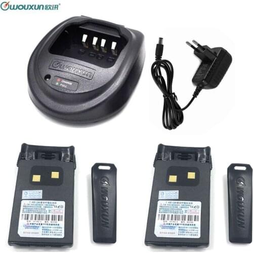 Original Wouxun KG-UVD1P 1700mAh Li-ion battery + AC Rapid Charger for KG-UV6D KG-689 KG-801 KG-833 KG-679P KG-669P Radio