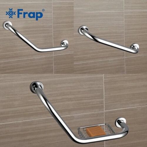 Frap new Bathroom Bathtub Arm Safety Handle Grip Bath Shower Tub Grab Bar Stainless Steel Anti Slip Handle Grap Bar F1717/18/19