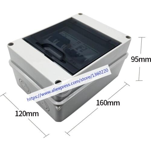 With Distribution box home interlocked manual (automatic) conversion DZ47 2P C63 dual power switch (micro dual power)