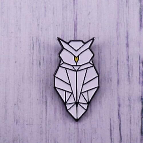 Modern chic origami owl pin is perfect gift for trendsetters