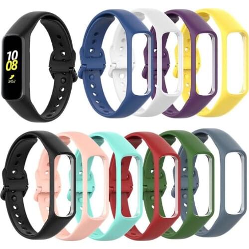 Sport Silicone Watchband For Samsung Galaxy Fit 2 SM-R220 Wristband Replacement Fashion strap Bracelet