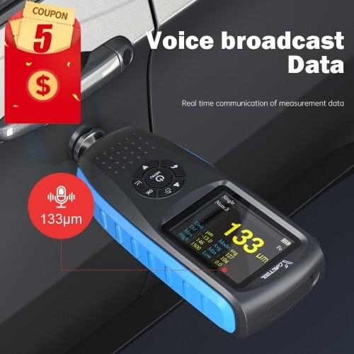 VDIAGTOOL VC300 Car Paint Thickness Gauge Measuring Fe/nFe Cars Paint Coating better than vdiagtool vc100 TC100