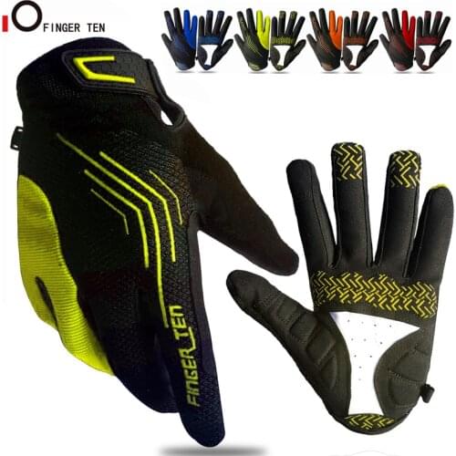 Comfortable Gel Padded Cycling Gloves Full Finger Mtb Road Bike Mountain Biking Touchscreen for Men Women Dropshipping